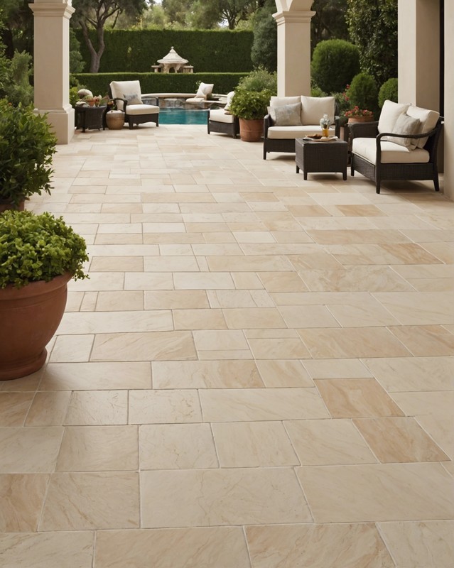 Porcelain Tile in Cream Color