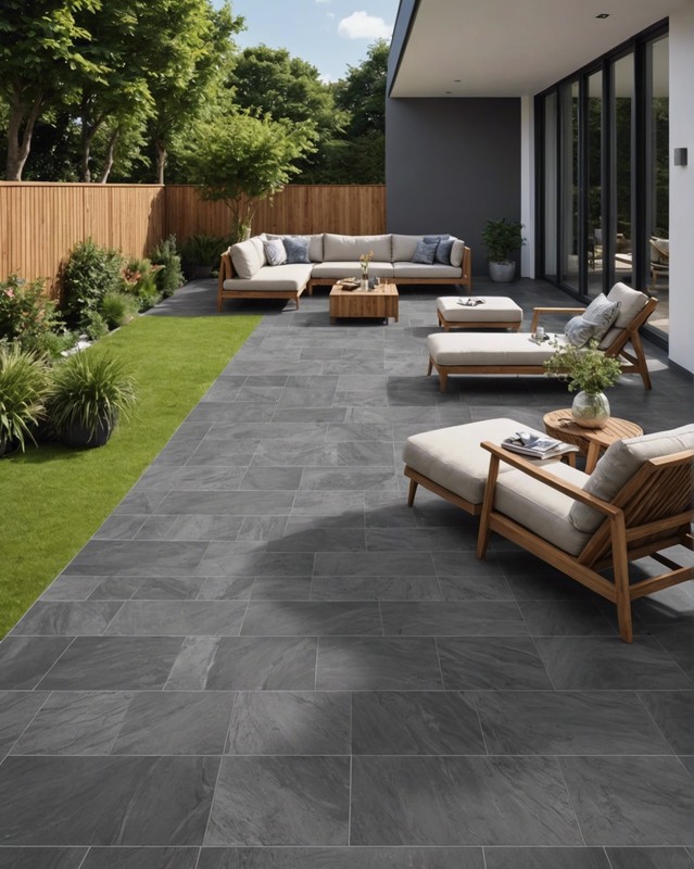 Porto Charcoal Porcelain Tiles