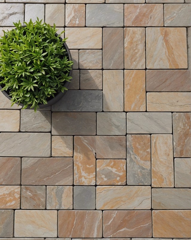 Quartzite tiles