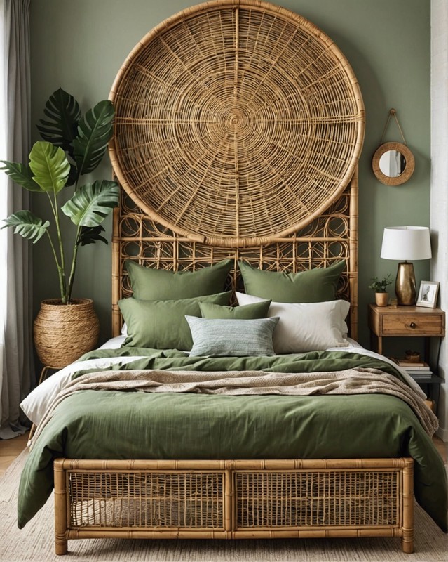 Rattan Bed Frame