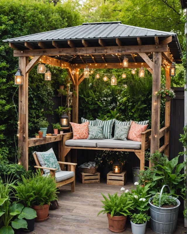 Repurposed Pallet Gazebo
