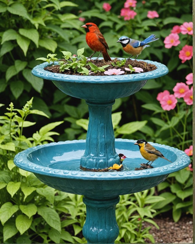 Repurposed Sink Bird Bath