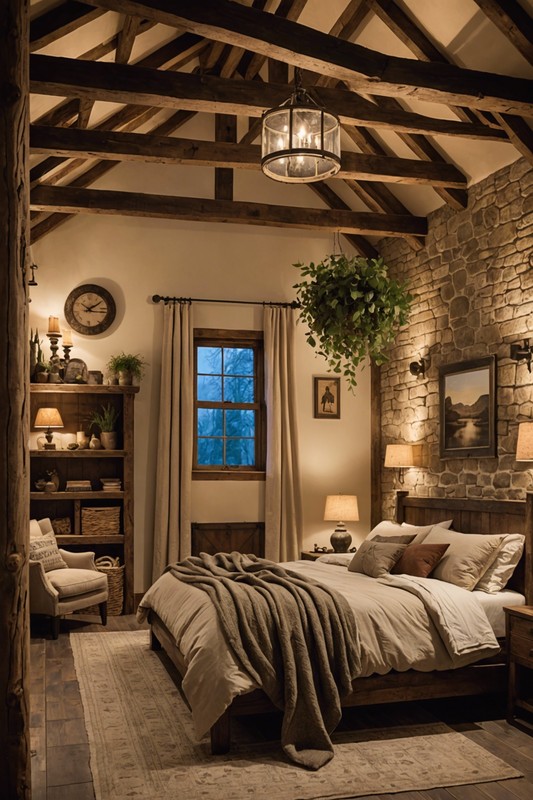 Rustic Charm with Exposed Beams