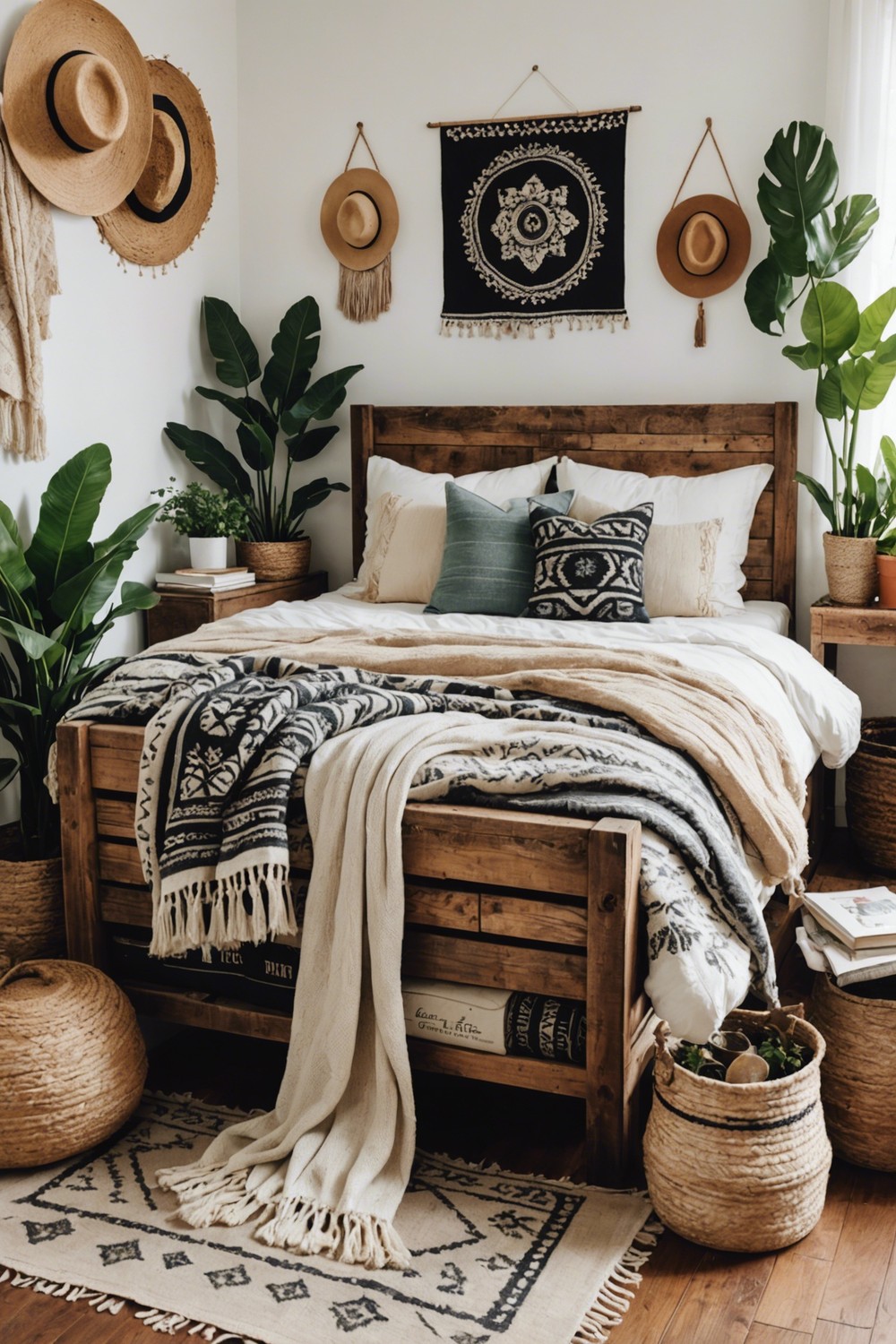 Rustic Wooden Crates as Storage Containers