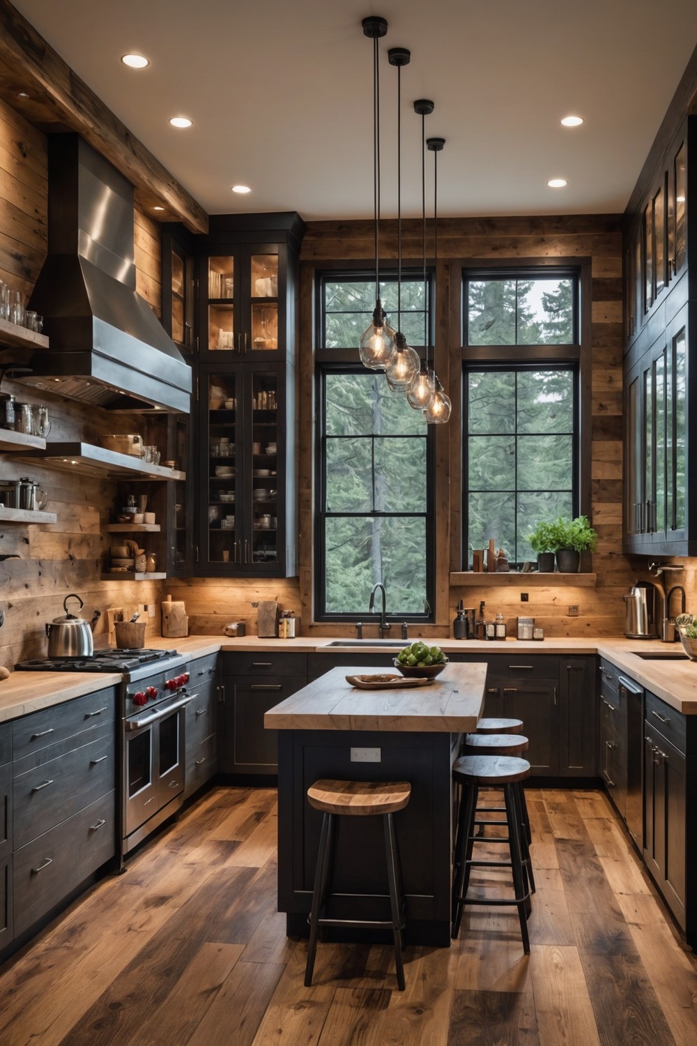 Rustic Wooden Floors with a Modern Twist
