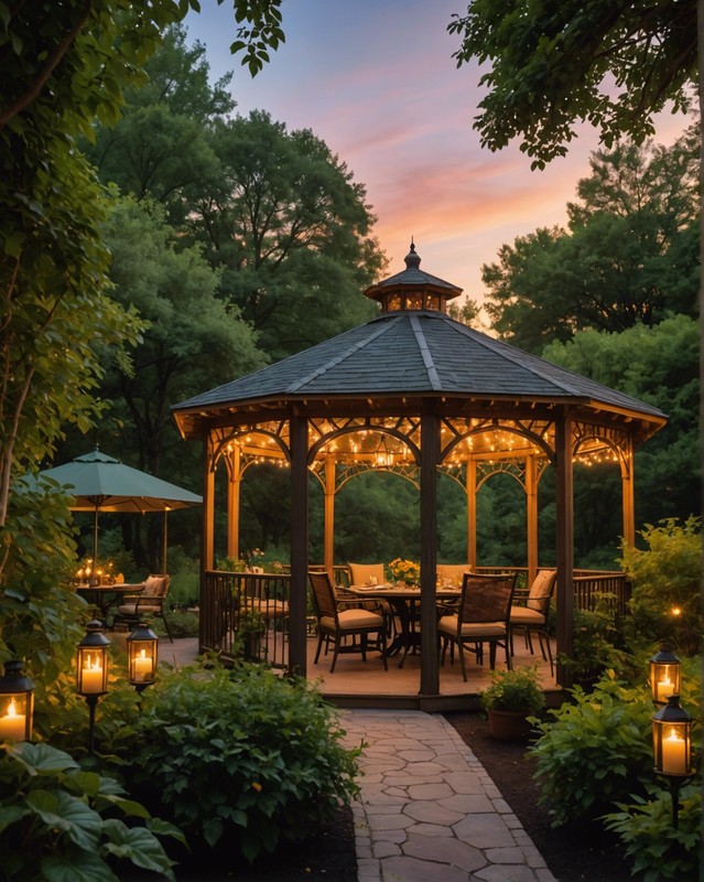 Screened-In Gazebo