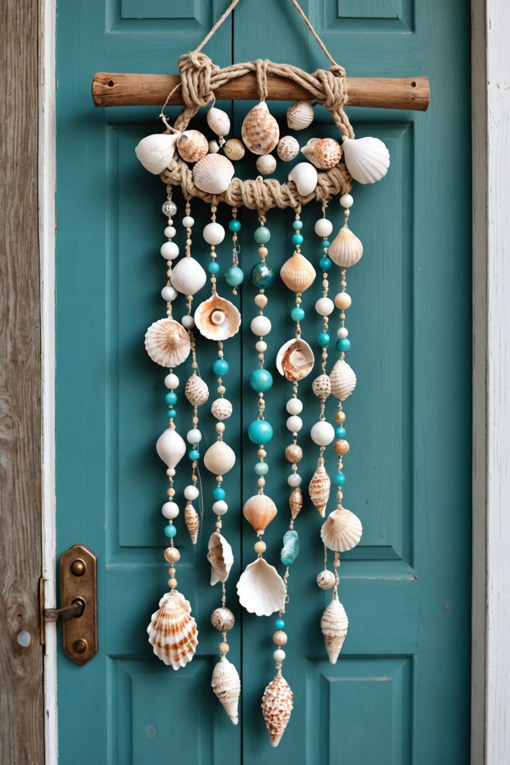 Seashell Wind Chime Door Hanger