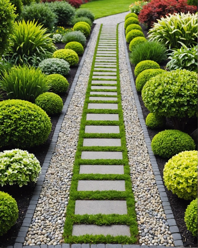 Sensory Path with Variety of Textures