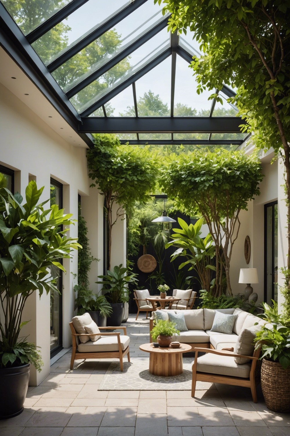 Skylight Roof for Bright Ambiance
