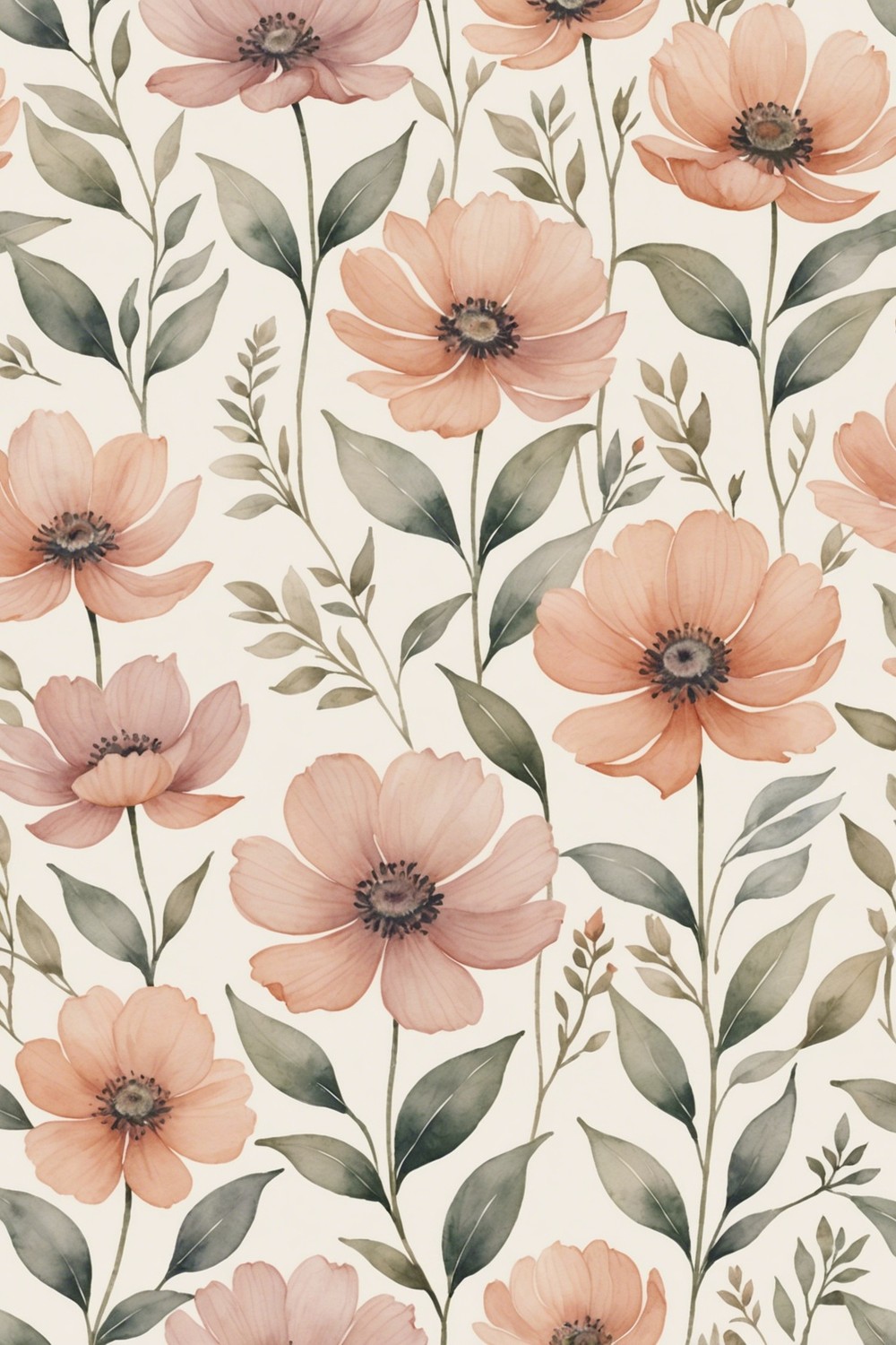 Soft, Watercolor Florals
