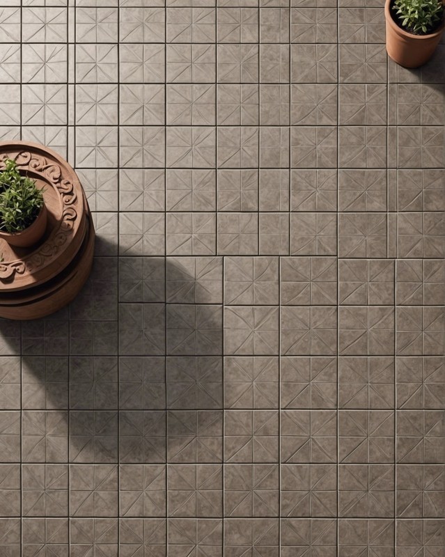 Star Pattern Porcelain Tiles from Marazzi USA