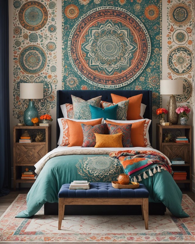 Stenciled Boho Patterns
