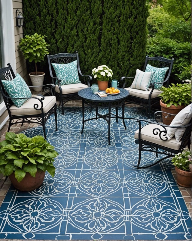 Stenciled Flooring