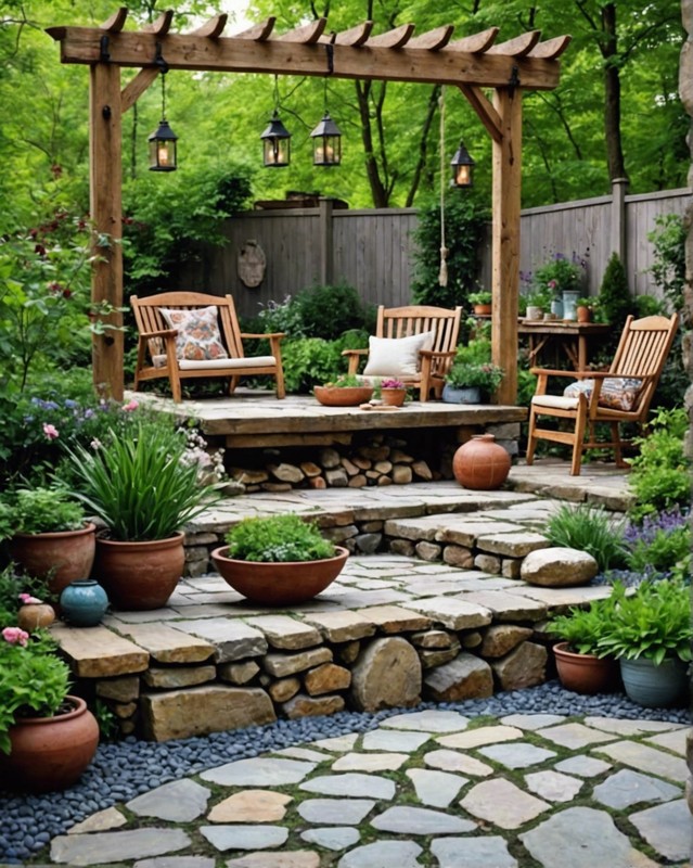 Stone and Wood Accents