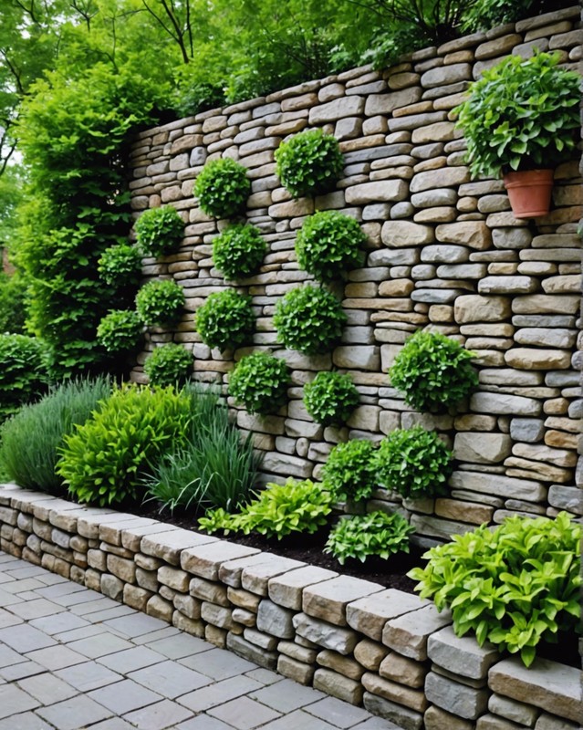 Stone Wall Garden