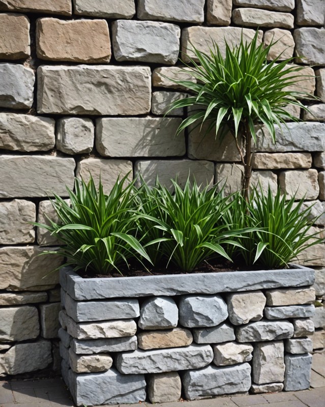 Stone Wall Planter