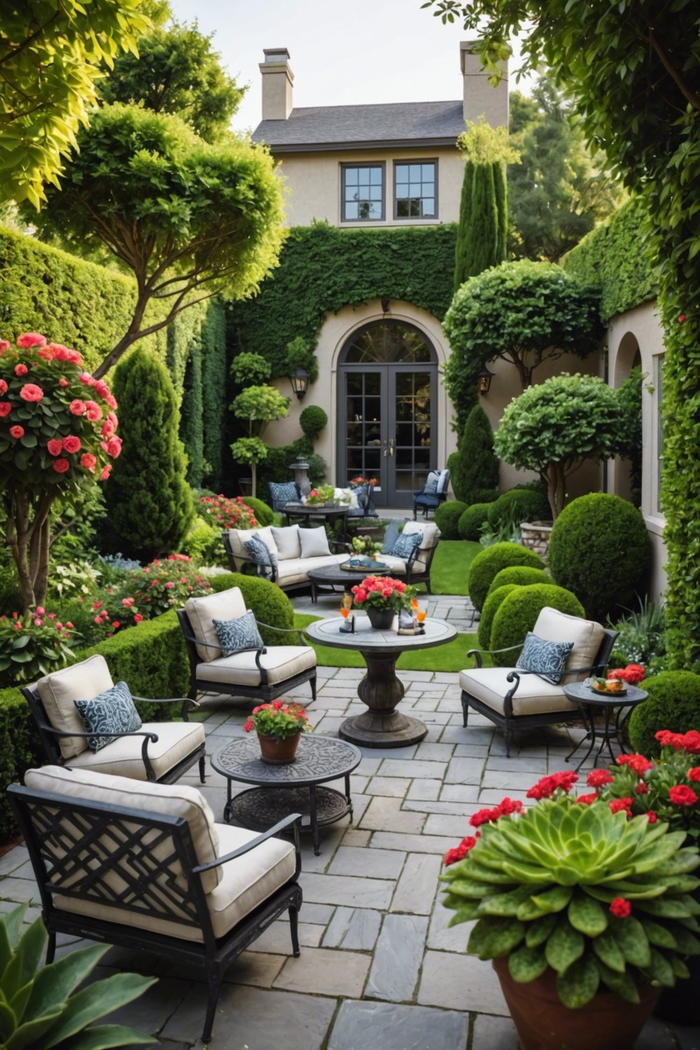 Succulent Topiaries for a Touch of Elegance