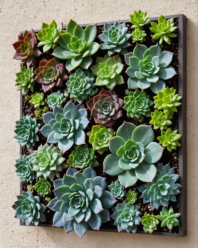 Succulent Wall Garden
