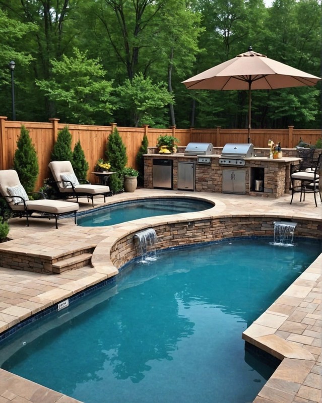 Swim-Up Bars and Grilling Stations