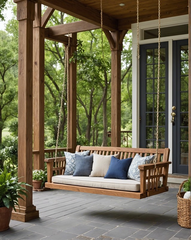 Teak Porch Swing