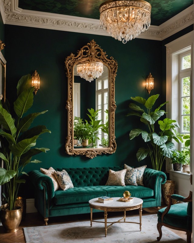 Traditional Elegance with Ornate Mirrors