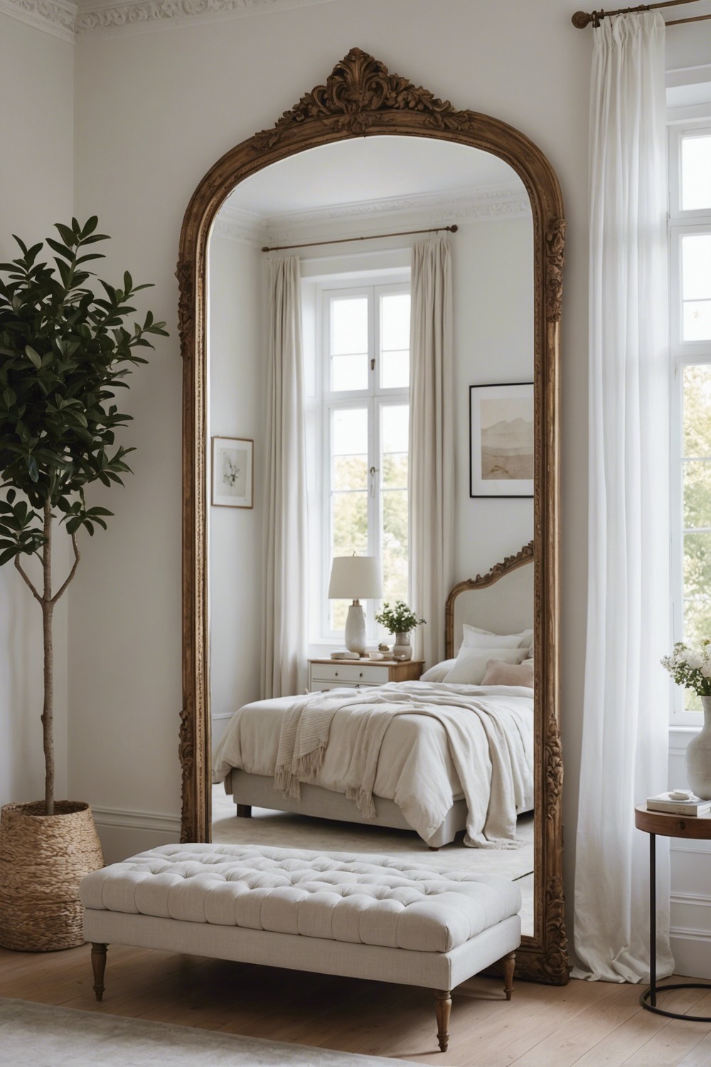 Transform with a Light-Reflecting Mirror