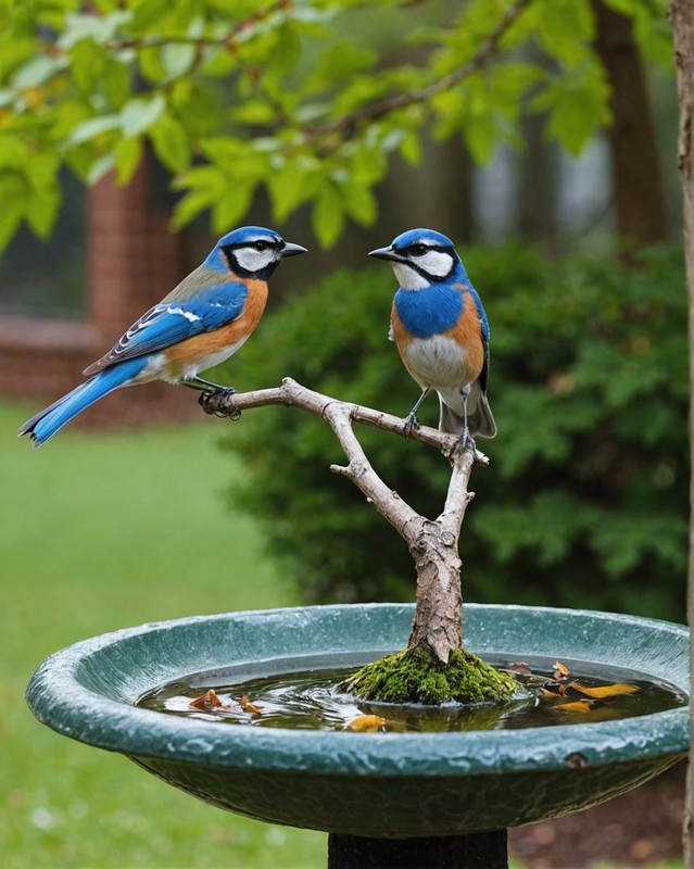 Tree Branch Bird Bath