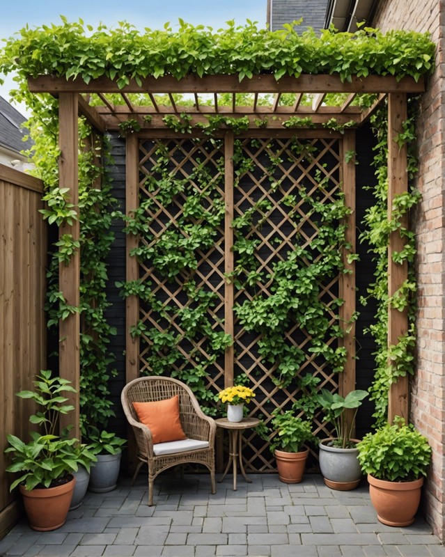 Trellis with Climbers