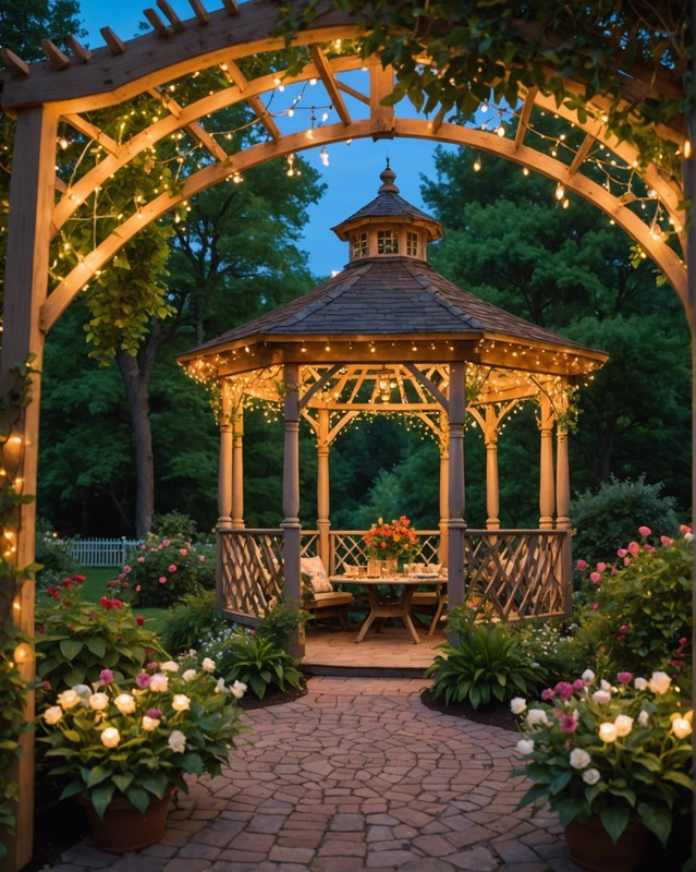 Twinkling Lights Gazebo