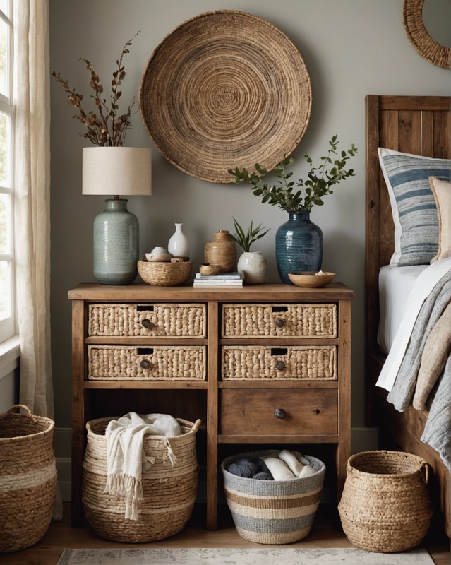 Use a mix of textures and materials