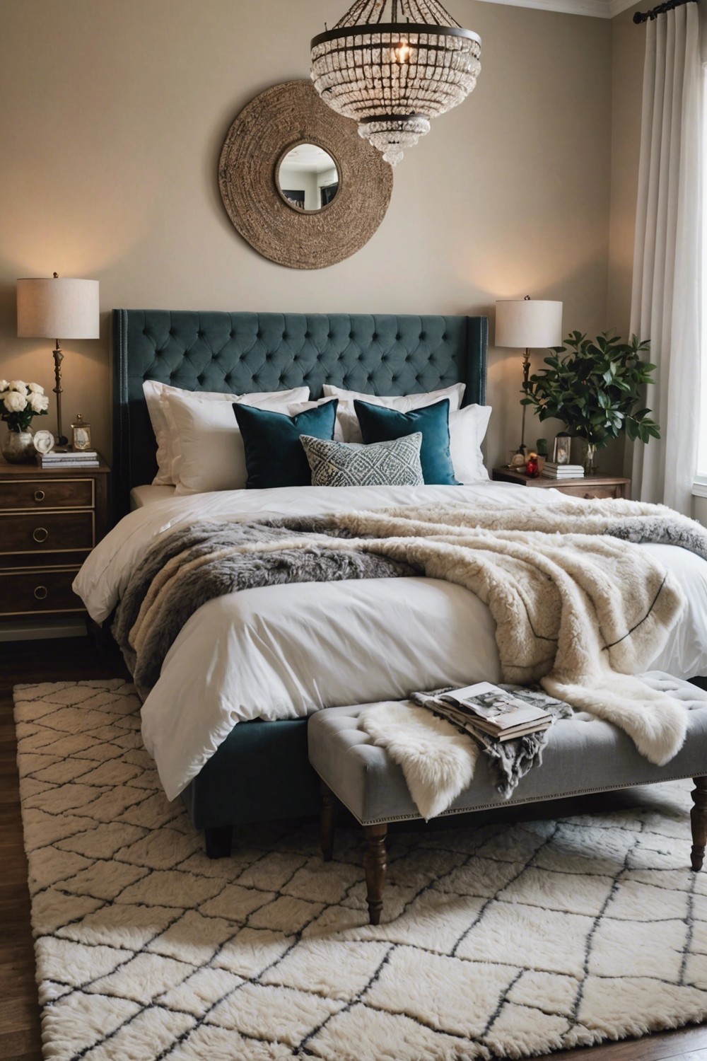 Use Soft, Cozy Textiles