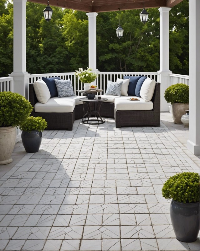 Use white decorative accents