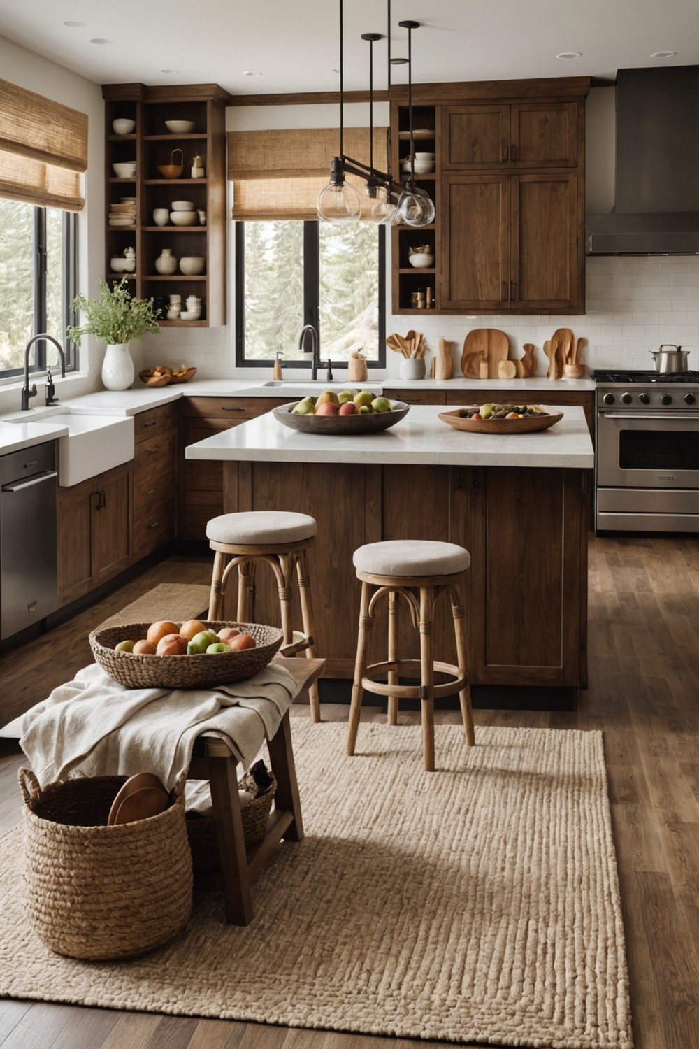 Using Fabric and Textiles to Add Warmth