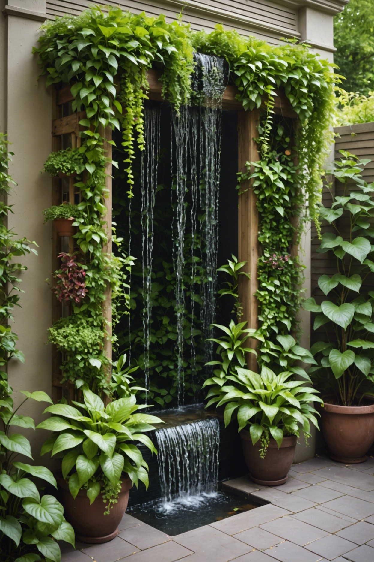 Vertical Garden Waterfall