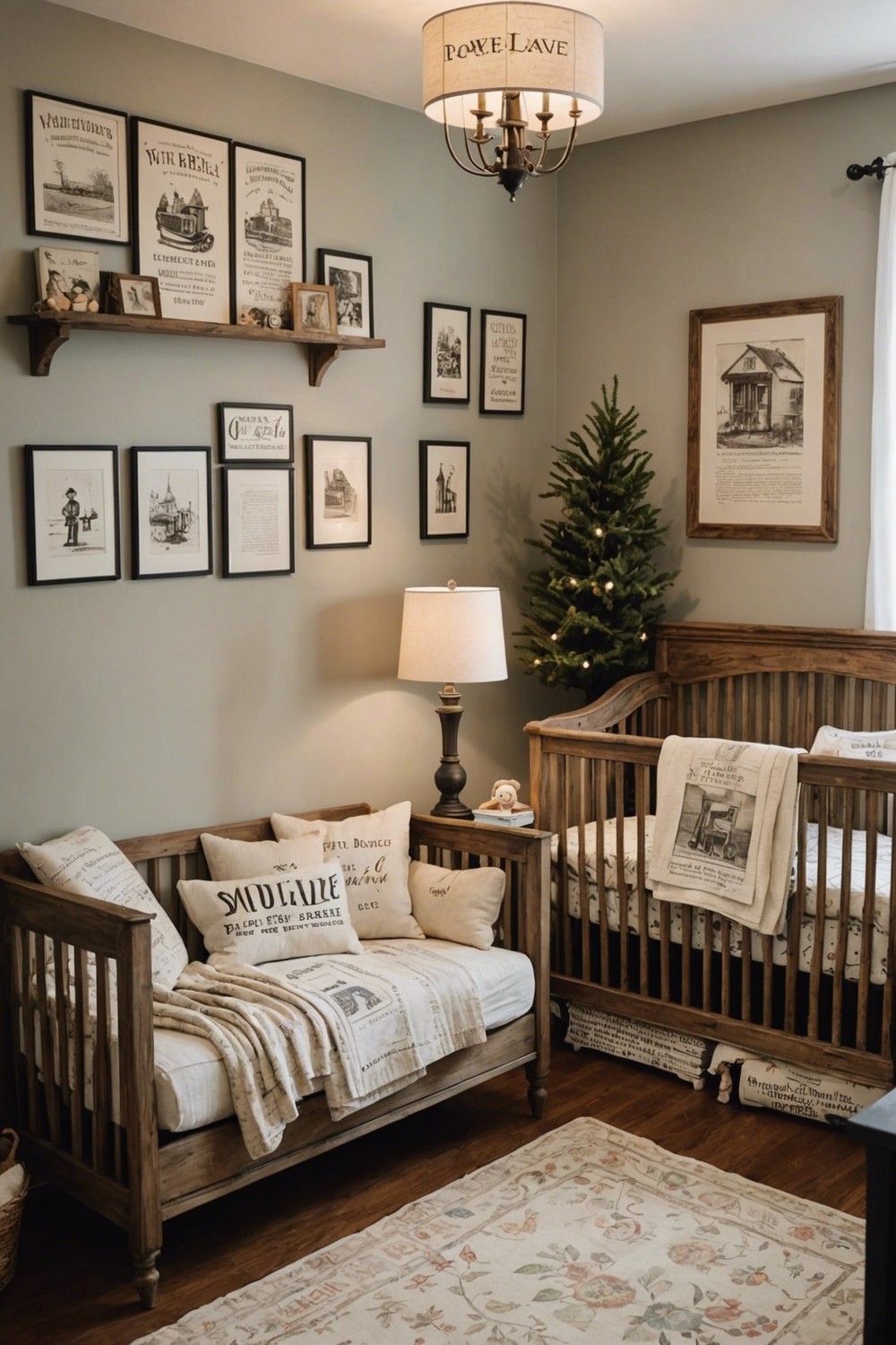 Vintage Book-Inspired Nursery