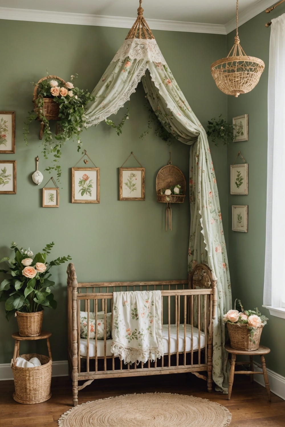 Vintage Botanical Garden Delight