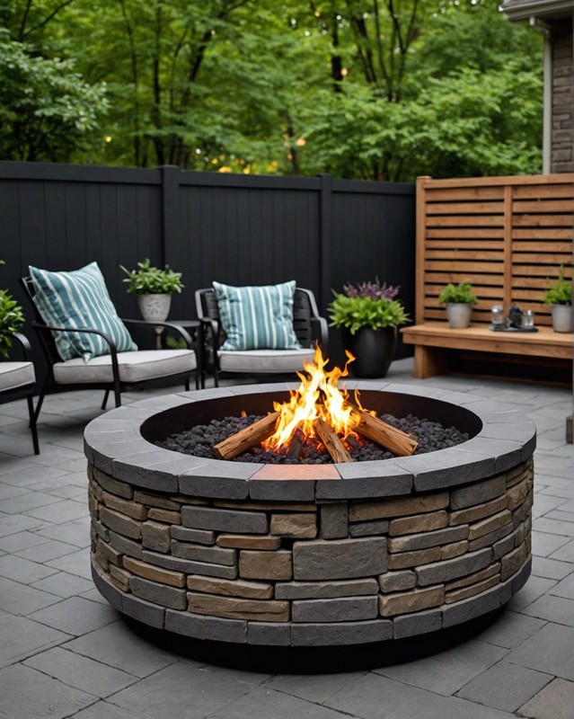 Wall-Mounted Fire Pit