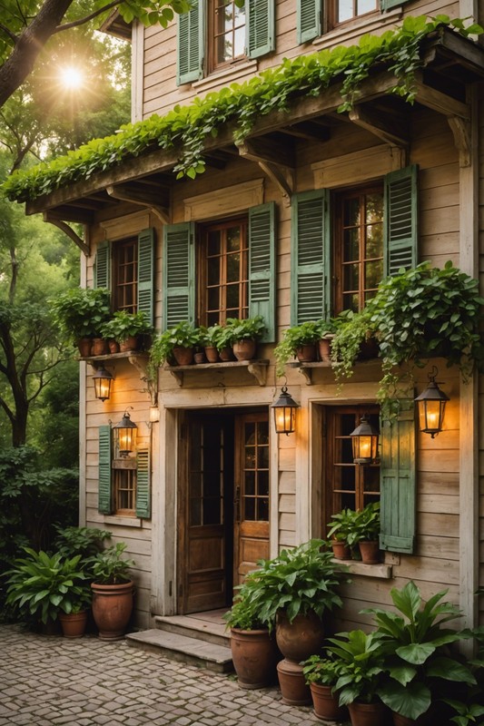 Weathered Wood Shutters for a Distressed Look
