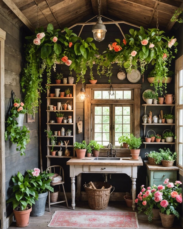 Whimsical Garden-Inspired Decor