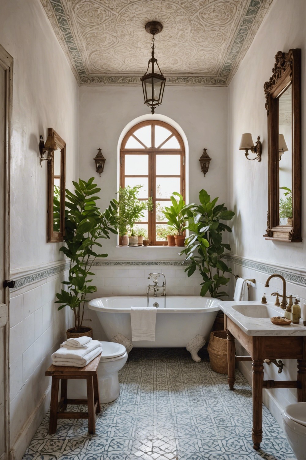 Whitewashed Walls and Ceilings