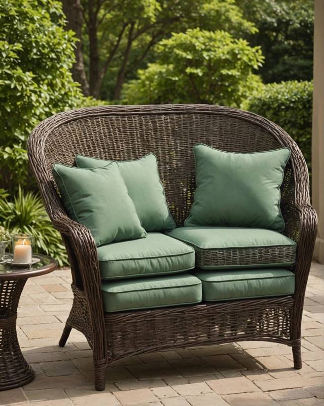 Wicker Loveseat