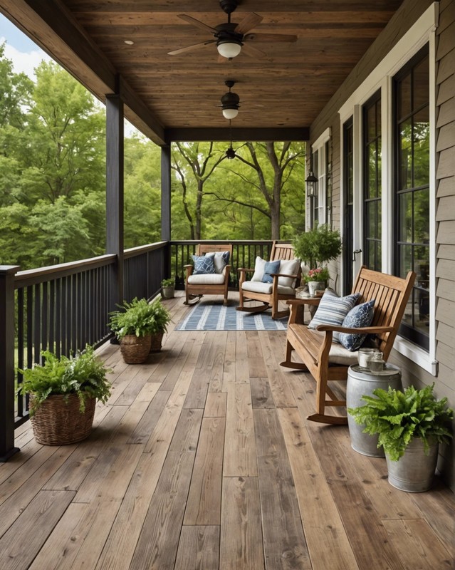 Wide Plank Flooring with Natural Finishing