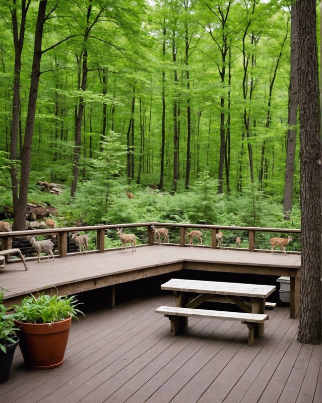Wildlife viewing area