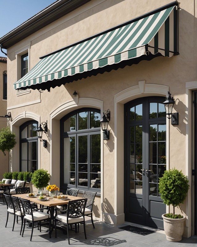 With Awnings