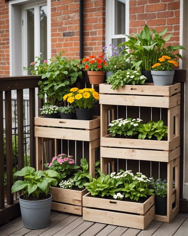 Wooden Crate Garden