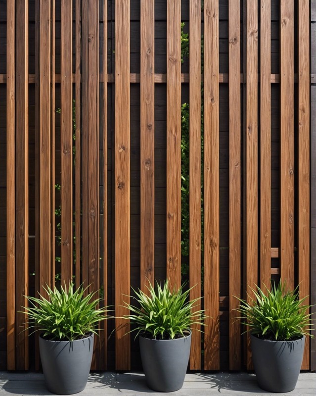 Wooden Slat Wall