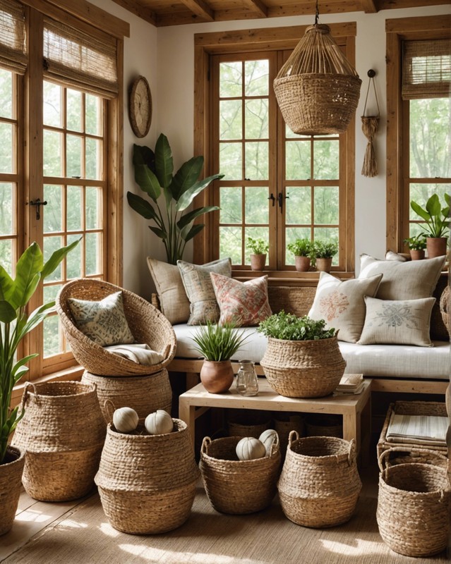 Woven baskets