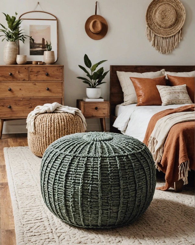 Woven Pouf