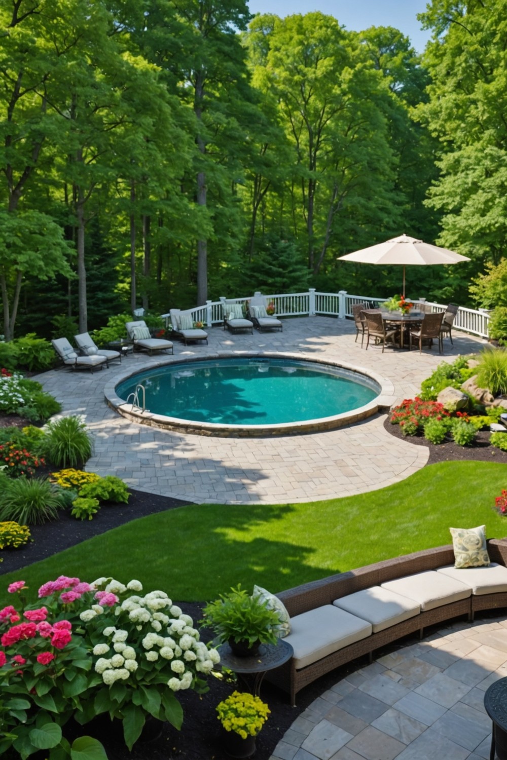 Wraparound Deck with Screened-in Porch