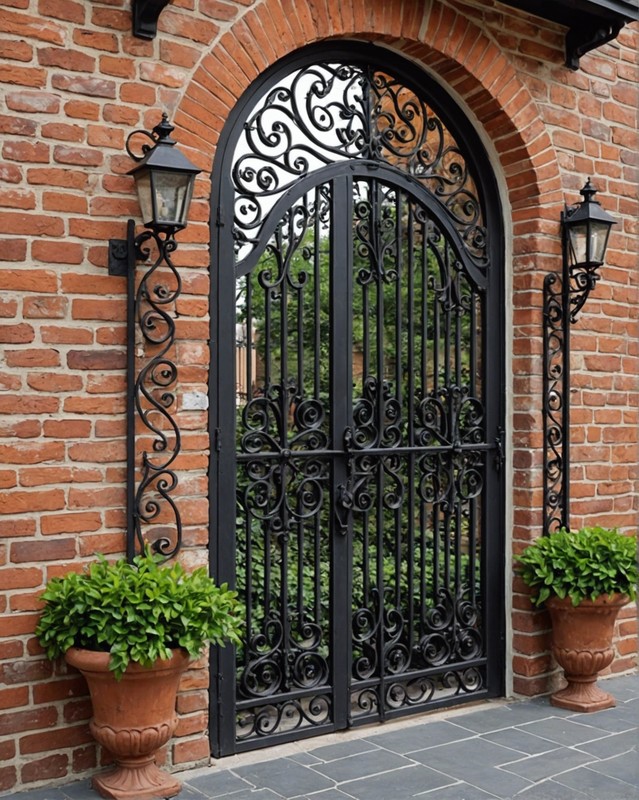 Wrought Iron Wall